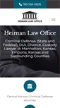 Mobile Screenshot of heimanlawoffice.com